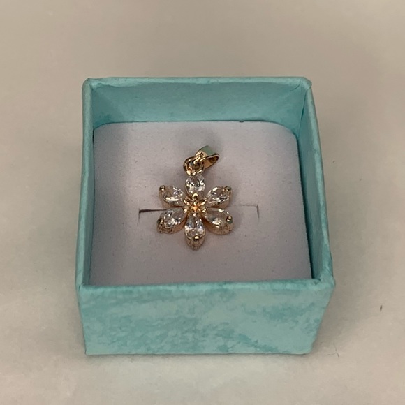 Flower Charm for necklace /Pendentif - Picture 2 of 2